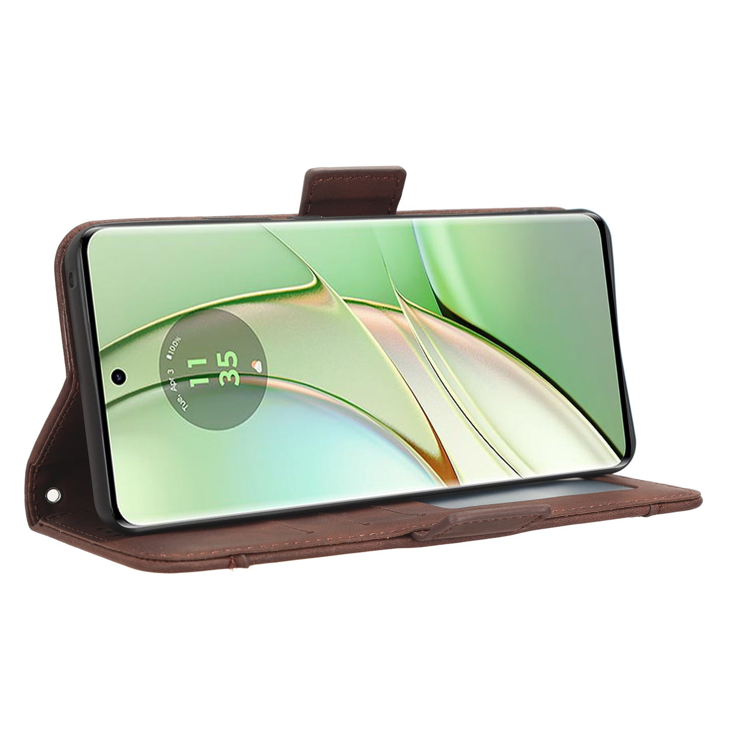 For Motorola Edge 40 5G Anti-Scratch Multiple Card Slots PU Leather Wallet Case Stand Phone Cover