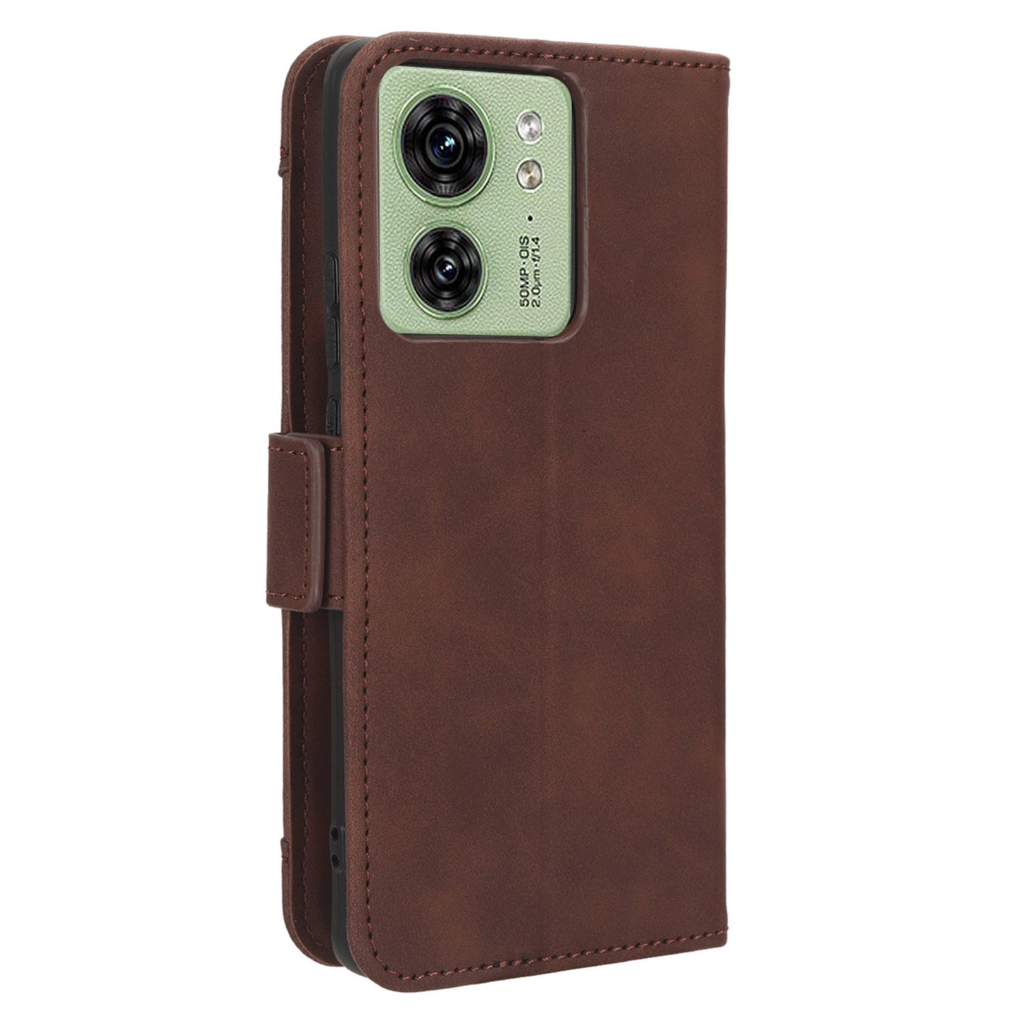 For Motorola Edge 40 5G Anti-Scratch Multiple Card Slots PU Leather Wallet Case Stand Phone Cover