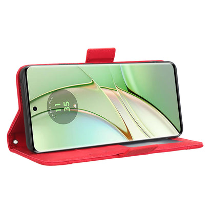 For Motorola Edge 40 5G Anti-Scratch Multiple Card Slots PU Leather Wallet Case Stand Phone Cover
