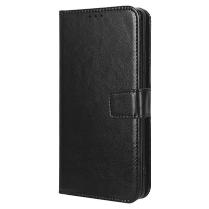 For Motorola Edge 40 5G Crazy Horse Texture TPU + PU Leather Case Wallet Phone Stand Cover with Strap
