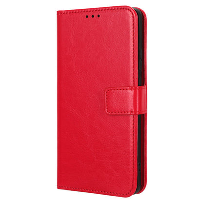 For Motorola Edge 40 5G Crazy Horse Texture TPU + PU Leather Case Wallet Phone Stand Cover with Strap