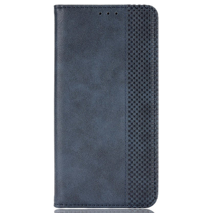 For Motorola Edge 40 5G Retro Stand PU Leather Magnetic Phone Case Wallet Anti-Scratch Mobile Phone Cover