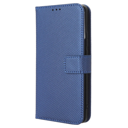 For Motorola Edge 40 5G Shockproof Wallet Phone Case Diamond Texture PU Leather Stand Cover