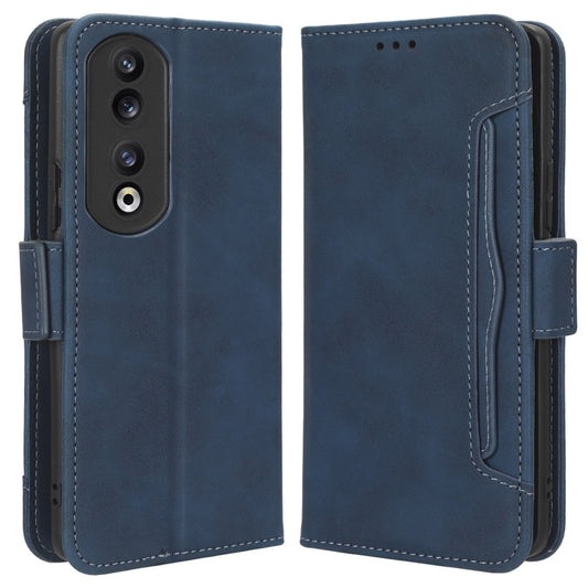 For Honor 90 Pro PU Leather Wallet Multiple Card Slots Drop-proof Case Stand Phone Cover