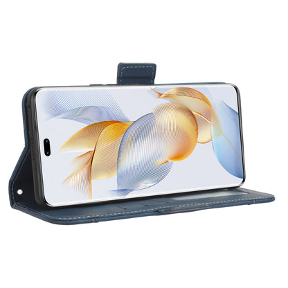 For Honor 90 Pro PU Leather Wallet Multiple Card Slots Drop-proof Case Stand Phone Cover