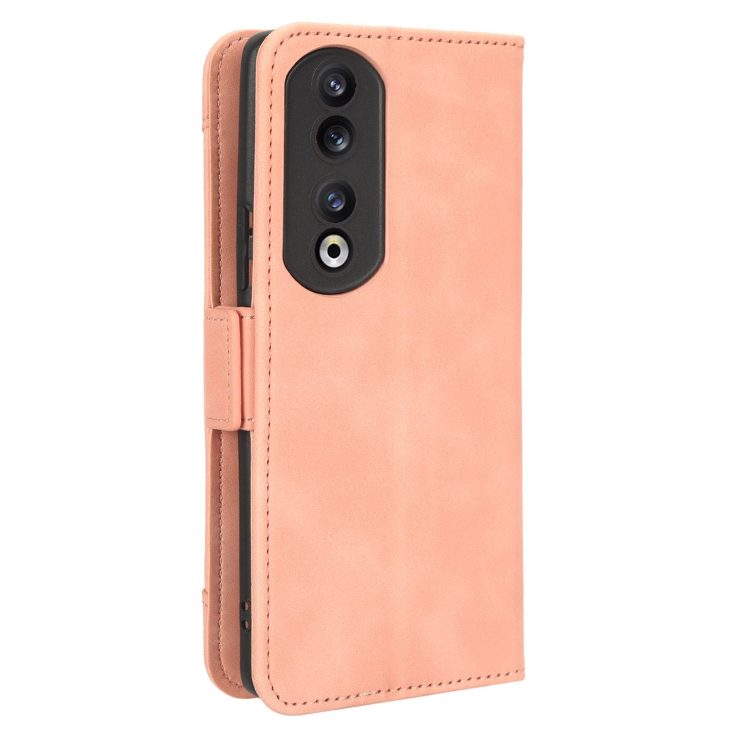 For Honor 90 Pro PU Leather Wallet Multiple Card Slots Drop-proof Case Stand Phone Cover