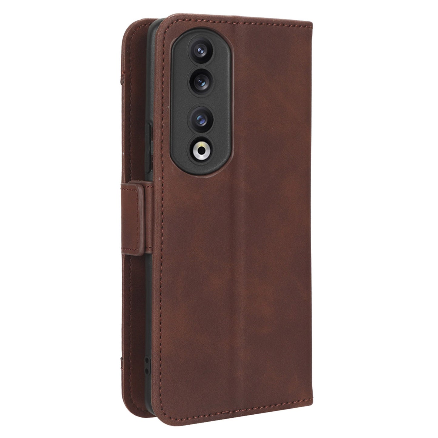 For Honor 90 Pro PU Leather Wallet Multiple Card Slots Drop-proof Case Stand Phone Cover