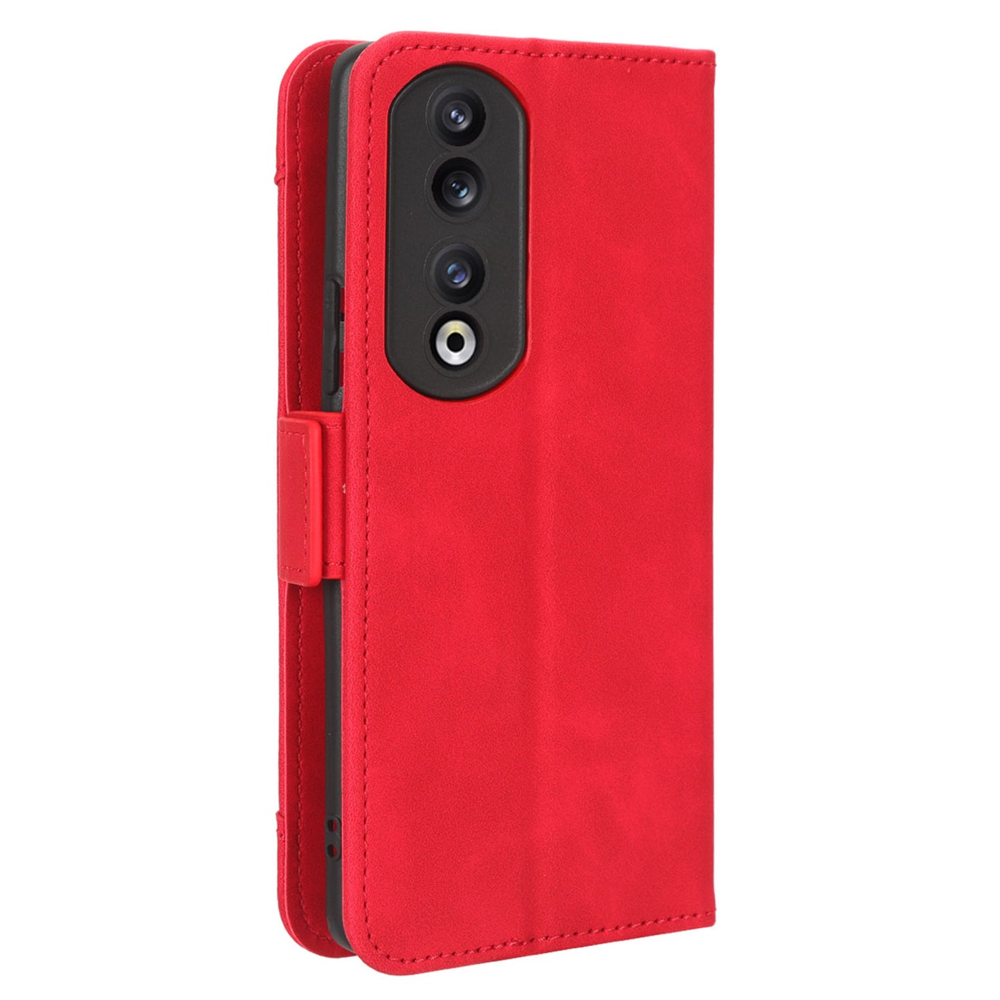 For Honor 90 Pro PU Leather Wallet Multiple Card Slots Drop-proof Case Stand Phone Cover