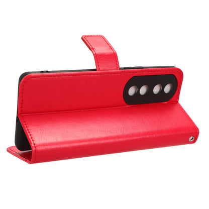 PU Leather Phone Case for Honor 90 Pro , Crazy Horse Texture Shell Flip Stand Cover Wallet