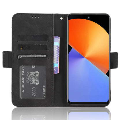 For Infinix Note 30i 4G Foldable Stand Case PU Leather Wallet Multiple Card Slots Anti-Dust Flip Phone Cover