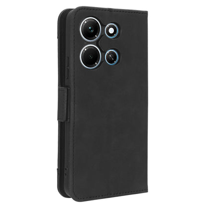 For Infinix Note 30i 4G Foldable Stand Case PU Leather Wallet Multiple Card Slots Anti-Dust Flip Phone Cover