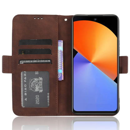 For Infinix Note 30i 4G Foldable Stand Case PU Leather Wallet Multiple Card Slots Anti-Dust Flip Phone Cover