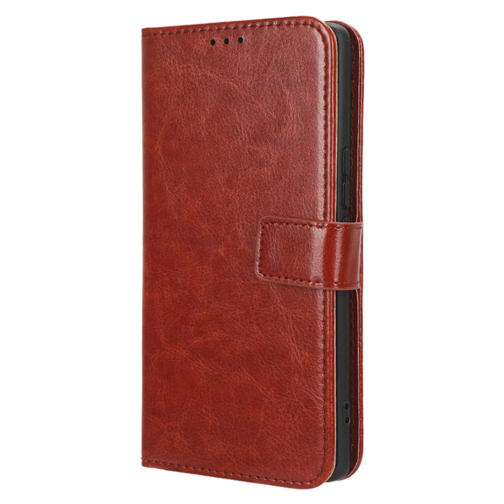 For vivo V29 5G / S17 5G / S17 Pro 5G / S17t 5G Magnetic Closure Wallet Phone Case Crazy Horse Texture Leather Stand Flip Cover