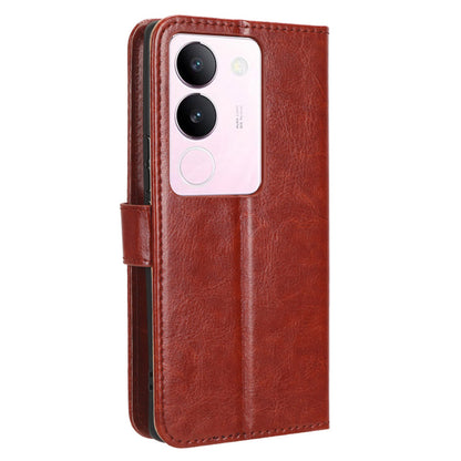 For vivo V29 5G / S17 5G / S17 Pro 5G / S17t 5G Magnetic Closure Wallet Phone Case Crazy Horse Texture Leather Stand Flip Cover