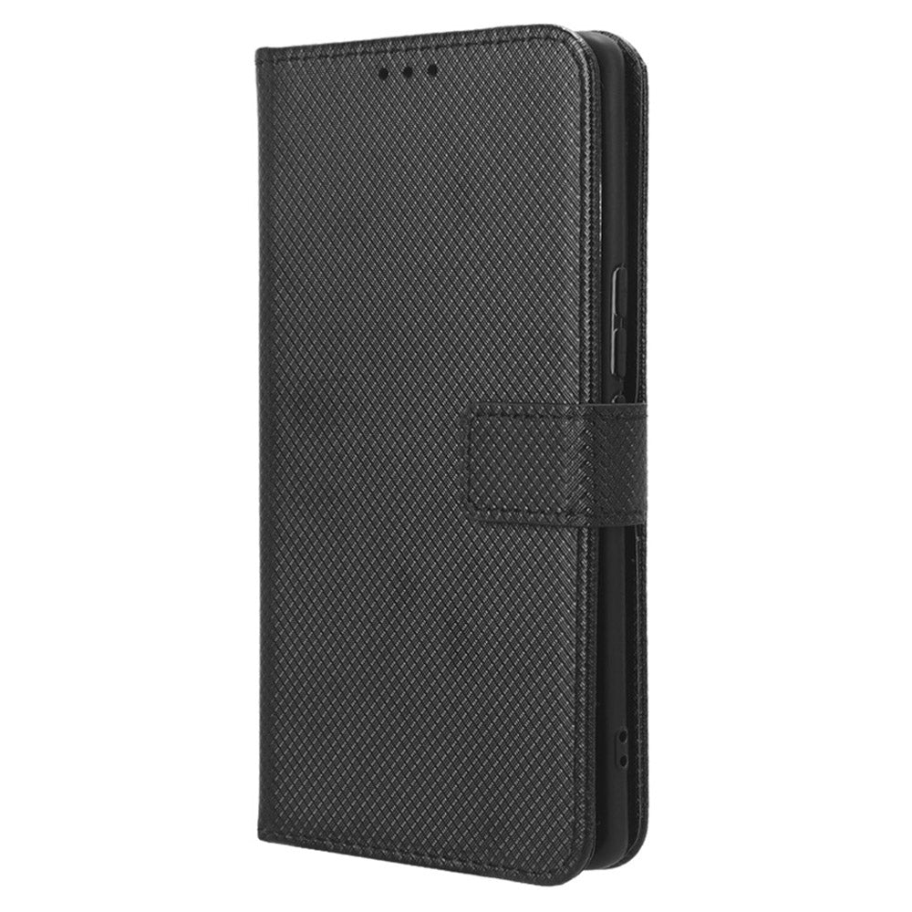 For vivo V29 5G / S17 5G / S17 Pro 5G / S17t 5G PU Leather Phone Case Stand Wallet Anti-Dust Phone Shell Diamond Texture Cover