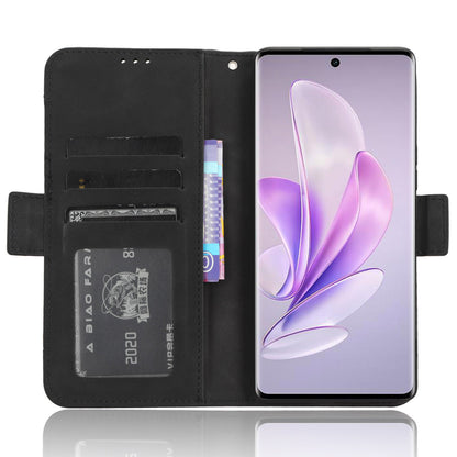 For vivo V29 5G / S17 5G / S17 Pro 5G / S17t 5G Multiple Card Slots PU Leather Phone Cover Foldable Stand Case Wallet Phone Shell