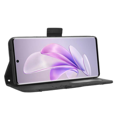 For vivo V29 5G / S17 5G / S17 Pro 5G / S17t 5G Multiple Card Slots PU Leather Phone Cover Foldable Stand Case Wallet Phone Shell