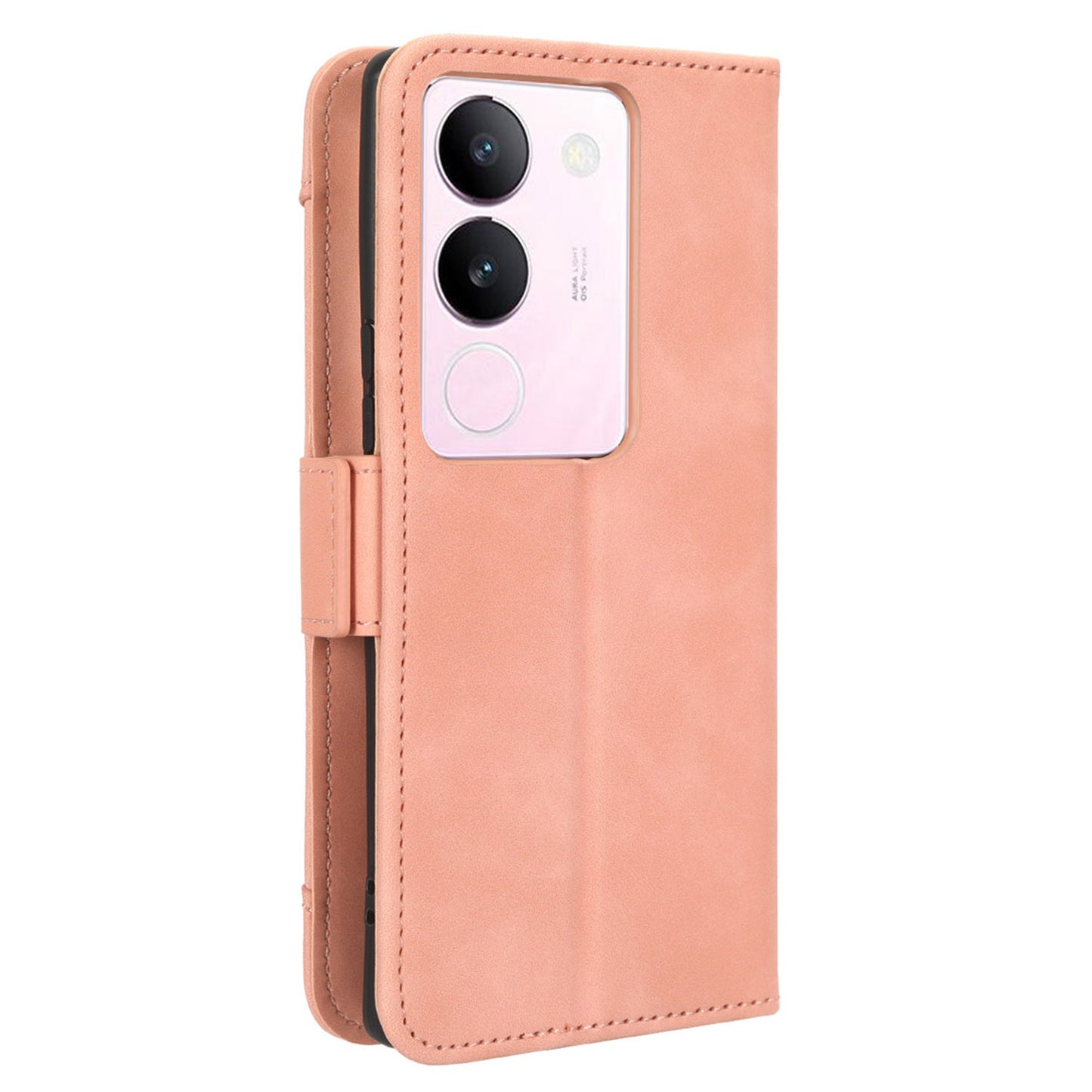 For vivo V29 5G / S17 5G / S17 Pro 5G / S17t 5G Multiple Card Slots PU Leather Phone Cover Foldable Stand Case Wallet Phone Shell
