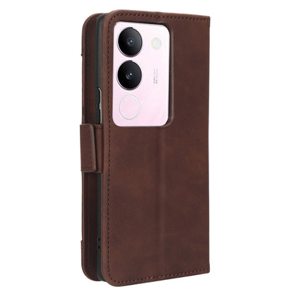 For vivo V29 5G / S17 5G / S17 Pro 5G / S17t 5G Multiple Card Slots PU Leather Phone Cover Foldable Stand Case Wallet Phone Shell