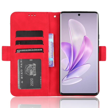 For vivo V29 5G / S17 5G / S17 Pro 5G / S17t 5G Multiple Card Slots PU Leather Phone Cover Foldable Stand Case Wallet Phone Shell
