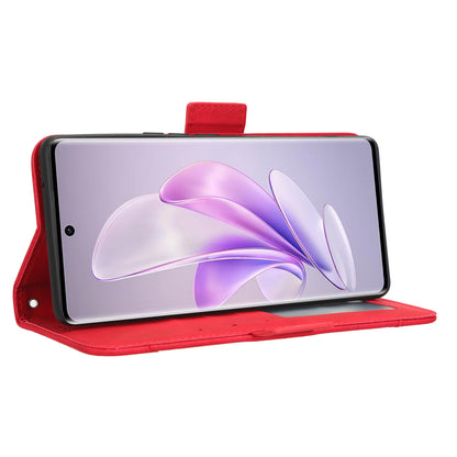 For vivo V29 5G / S17 5G / S17 Pro 5G / S17t 5G Multiple Card Slots PU Leather Phone Cover Foldable Stand Case Wallet Phone Shell