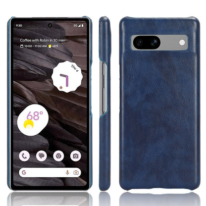 For Google Pixel 7a PU Leather+PC Protective Cover Litchi Texture Phone Case
