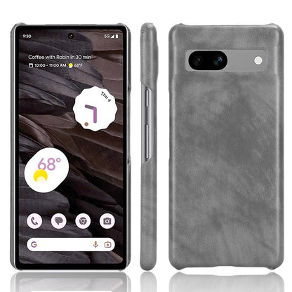 For Google Pixel 7a PU Leather+PC Protective Cover Litchi Texture Phone Case