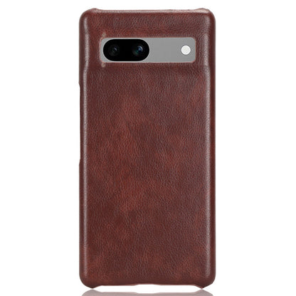 For Google Pixel 7a PU Leather+PC Protective Cover Litchi Texture Phone Case