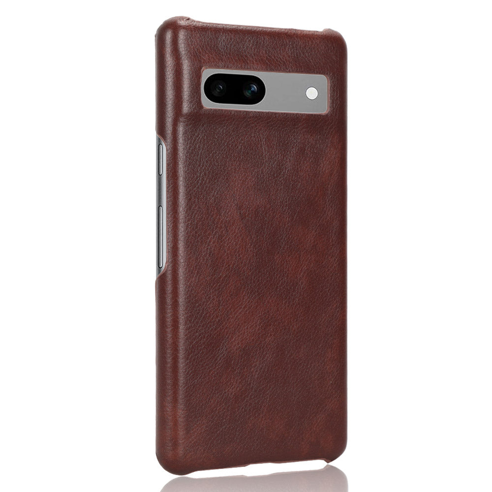 For Google Pixel 7a PU Leather+PC Protective Cover Litchi Texture Phone Case