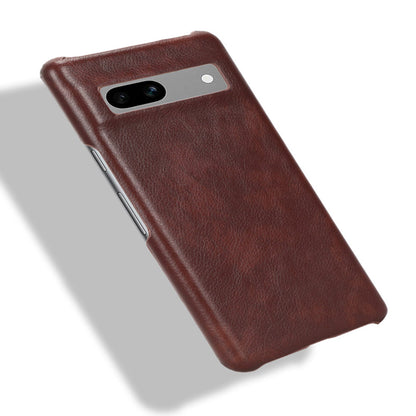 For Google Pixel 7a PU Leather+PC Protective Cover Litchi Texture Phone Case