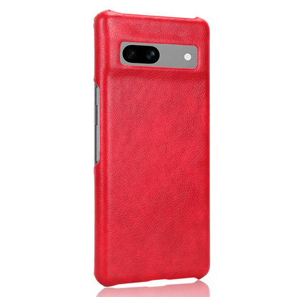For Google Pixel 7a PU Leather+PC Protective Cover Litchi Texture Phone Case