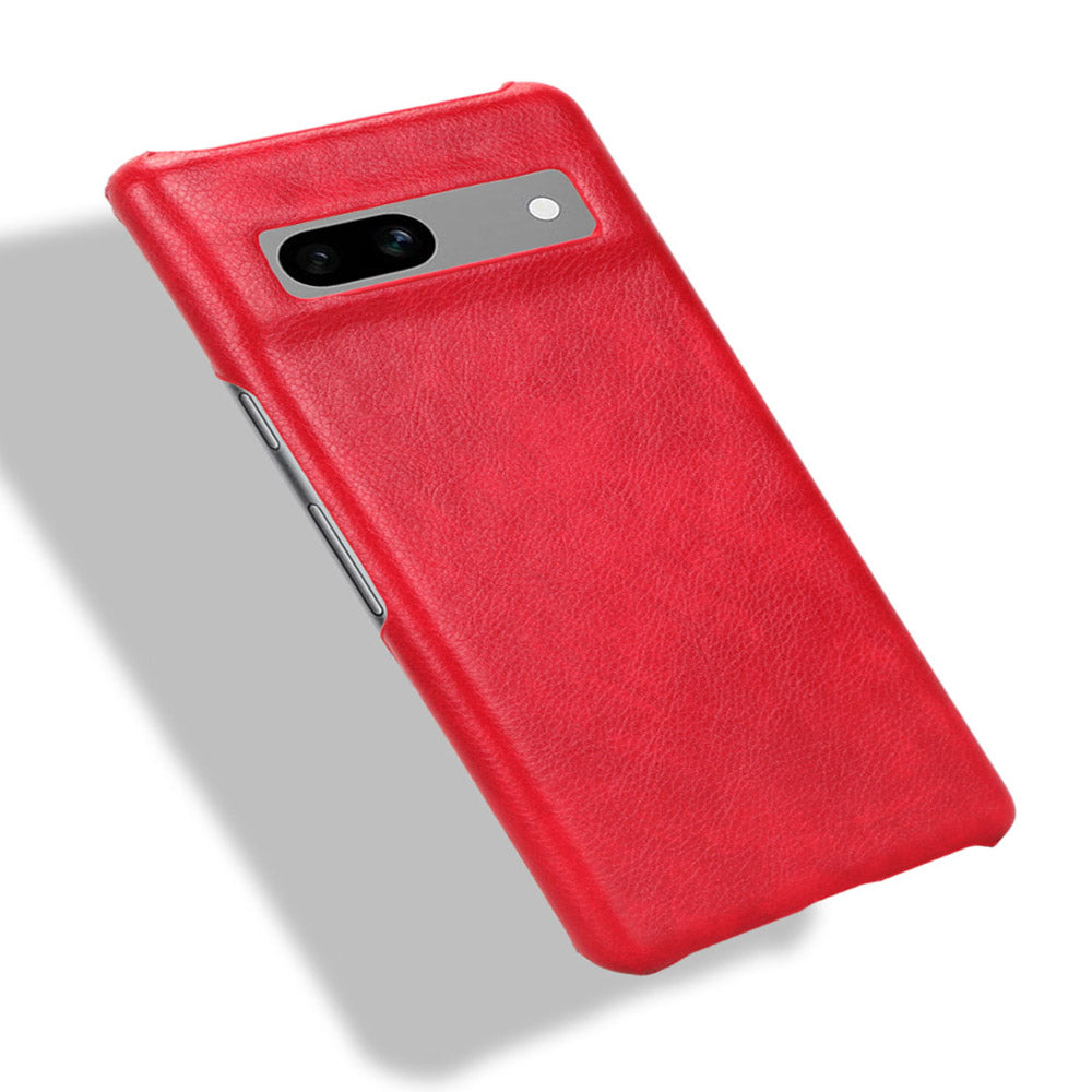 For Google Pixel 7a PU Leather+PC Protective Cover Litchi Texture Phone Case