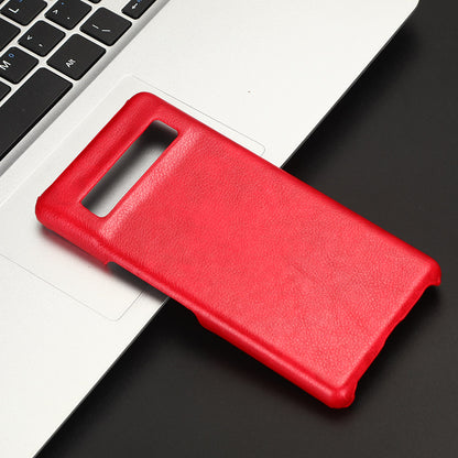 For Google Pixel 7a PU Leather+PC Protective Cover Litchi Texture Phone Case