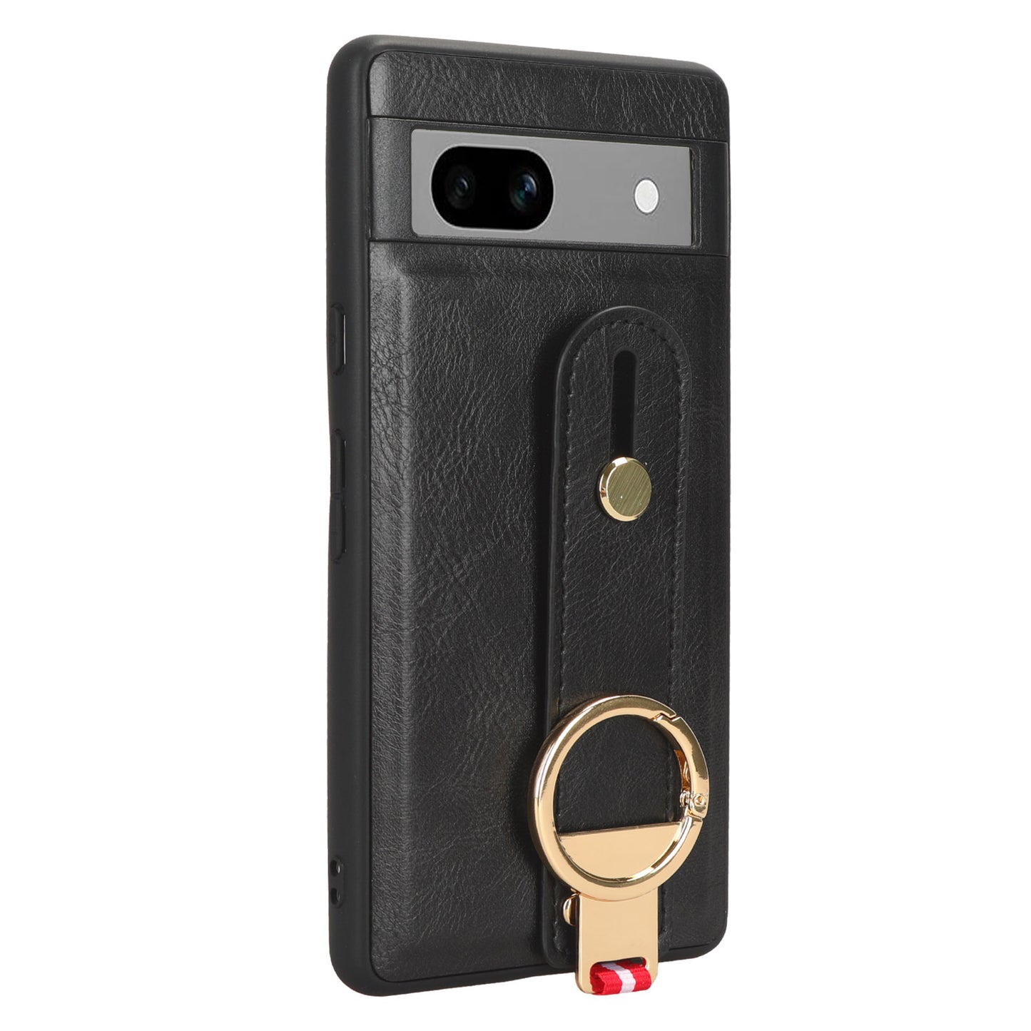 For Google Pixel 7a PU Leather+PC+TPU Phone Case Bottle Opener Wristband Kickstand Cover