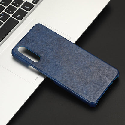 For Sony Xperia 10 V PU Leather Coated PC Litchi Texture Phone Case Anti-Scratch Protective Cover