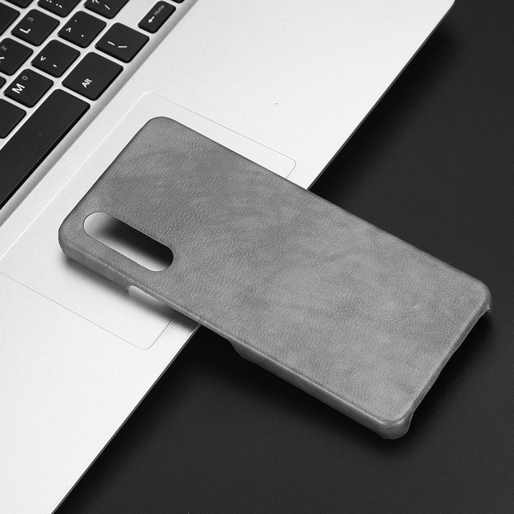 For Sony Xperia 10 V PU Leather Coated PC Litchi Texture Phone Case Anti-Scratch Protective Cover