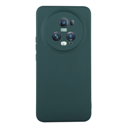 ENKAY HAT PRINCE Precise Cutout Phone Case for Honor Magic5 Pro , Straight Edge Liquid Silicone Shell Cover