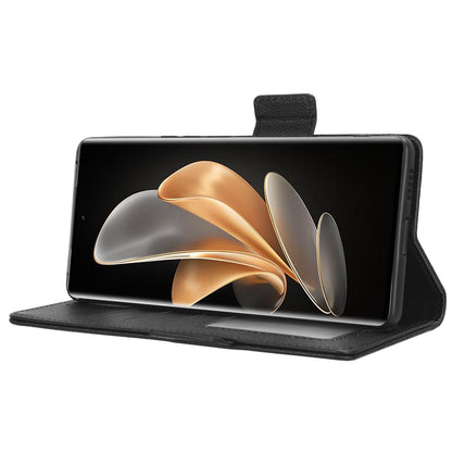 For vivo V29 5G / S17 5G / S17 Pro 5G / S17t 5G Litchi Texture Phone Case Wallet Stand Magnetic Closure PU Leather Phone Cover