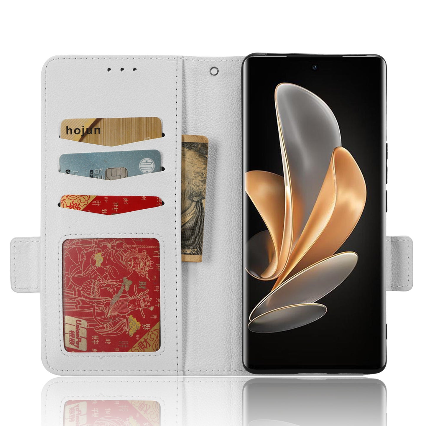 For vivo V29 5G / S17 5G / S17 Pro 5G / S17t 5G Litchi Texture Phone Case Wallet Stand Magnetic Closure PU Leather Phone Cover