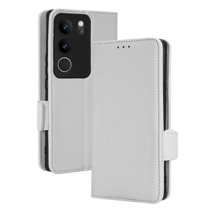 For vivo V29 5G / S17 5G / S17 Pro 5G / S17t 5G Litchi Texture Phone Case Wallet Stand Magnetic Closure PU Leather Phone Cover
