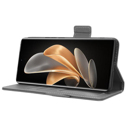 For vivo V29 5G / S17 5G / S17 Pro 5G / S17t 5G Litchi Texture Phone Case Wallet Stand Magnetic Closure PU Leather Phone Cover