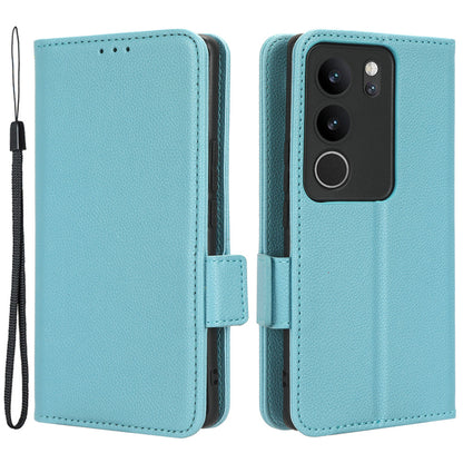 For vivo V29 5G / S17 5G / S17 Pro 5G / S17t 5G Litchi Texture Phone Case Wallet Stand Magnetic Closure PU Leather Phone Cover