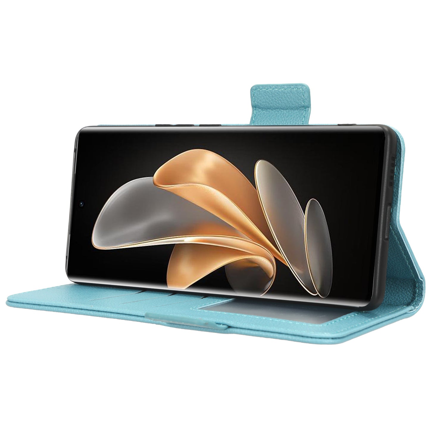 For vivo V29 5G / S17 5G / S17 Pro 5G / S17t 5G Litchi Texture Phone Case Wallet Stand Magnetic Closure PU Leather Phone Cover