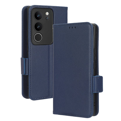 For vivo V29 5G / S17 5G / S17 Pro 5G / S17t 5G Litchi Texture Phone Case Wallet Stand Magnetic Closure PU Leather Phone Cover