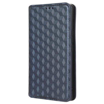 For vivo V29 5G / S17 5G / S17 Pro 5G / S17t 5G Rhombus Imprinted Shell PU Leather Stand Case Shockproof Phone Cover