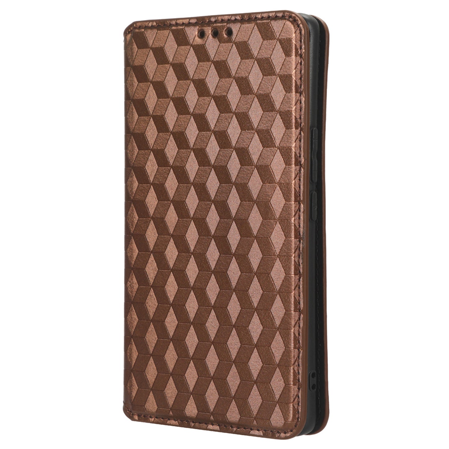 For vivo V29 5G / S17 5G / S17 Pro 5G / S17t 5G Rhombus Imprinted Shell PU Leather Stand Case Shockproof Phone Cover