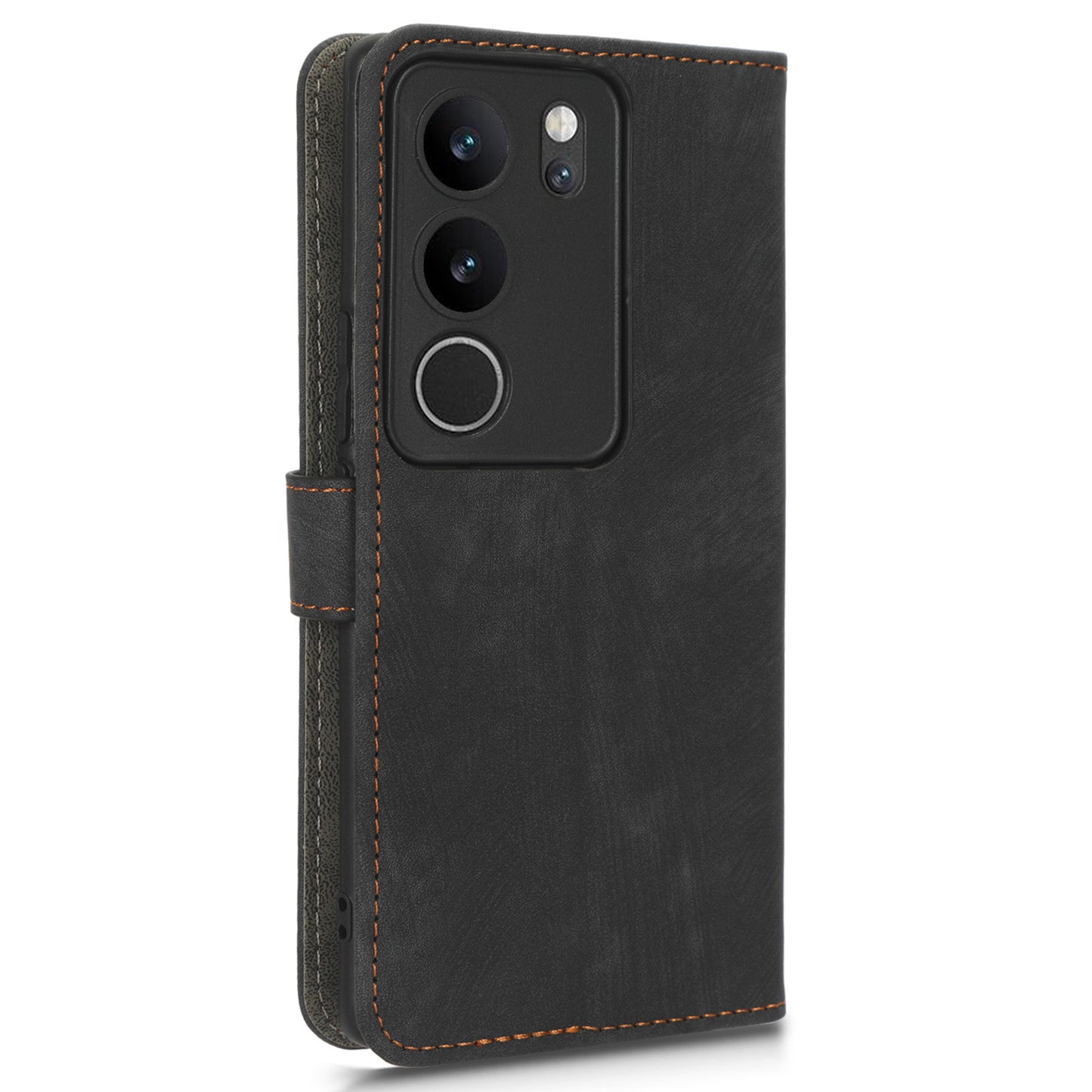 For vivo V29 5G / S17 5G / S17 Pro 5G / S17t 5G Shockproof Phone Cover RFID Blocking PU Leather+TPU Stand Phone Case Wallet