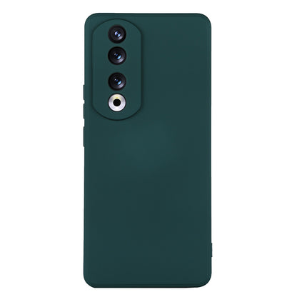 ENKAY HAT PRINCE For Honor 90 Pro Liquid Silicone Phone Shell Straight Edge Case with Precise Cutout