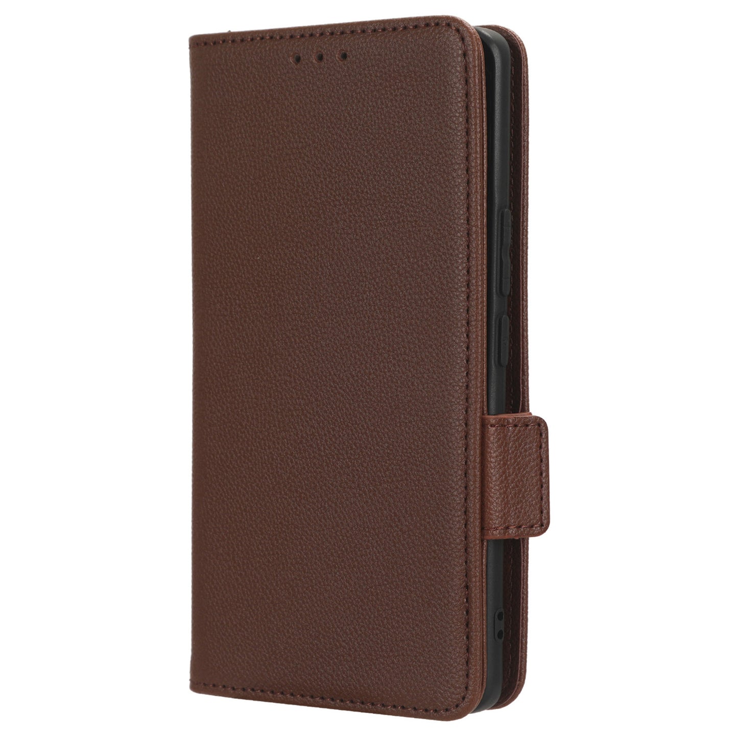 Leather Phone Case for Honor 90 , Wallet Stand Litchi Texture Folio Flip Cell Phone Cover