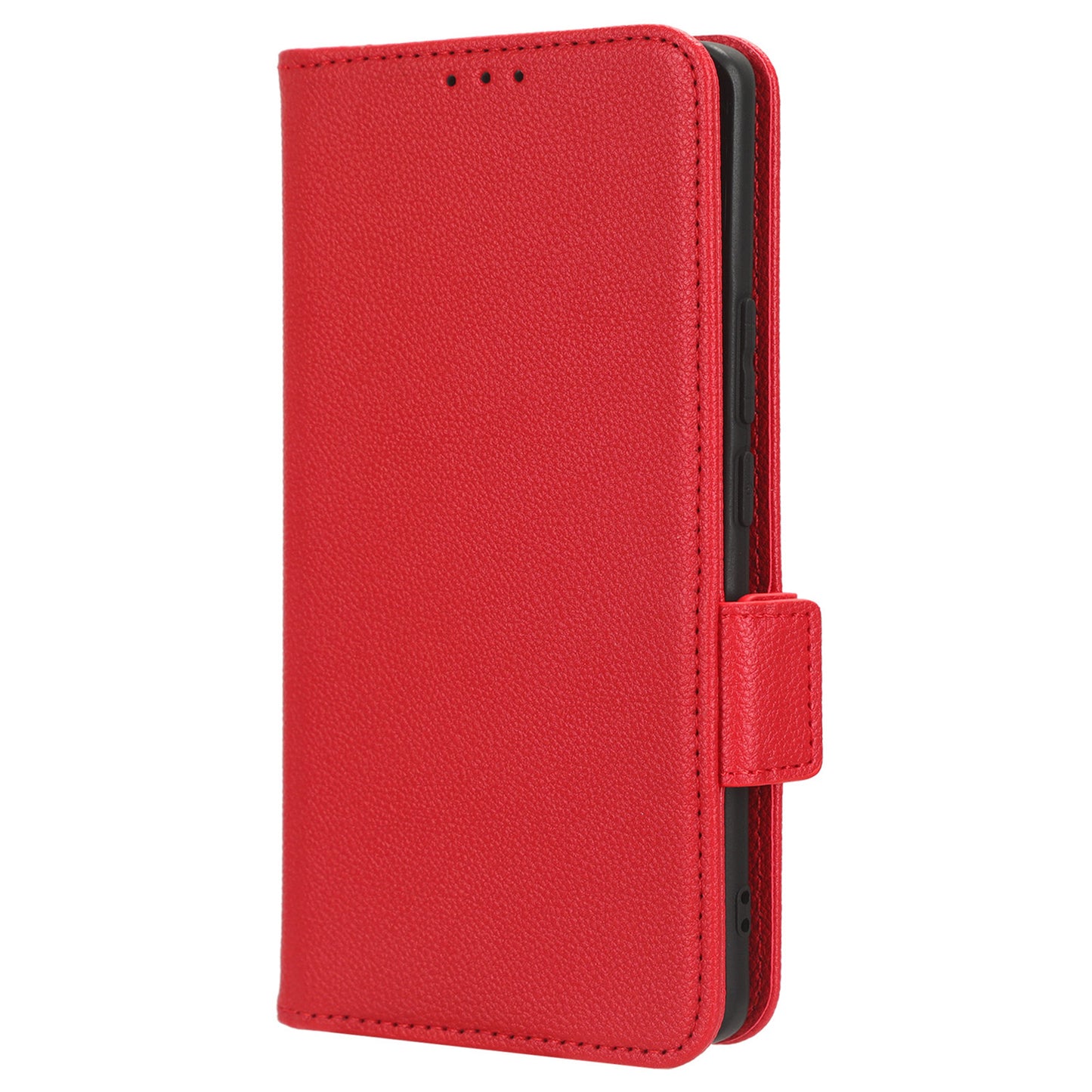 Phone Case for Honor 90 Pro , Litchi Texture Wallet Stand Folio Flip Leather Cell Phone Cover